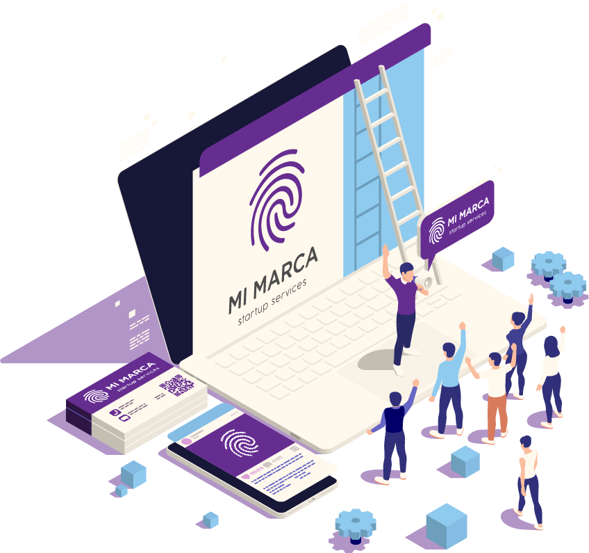 vector para registro de marca